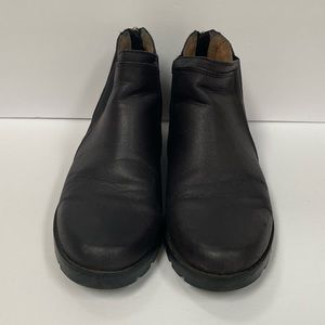 Adrienne Vittadini Black Chelsea Ankle Boots